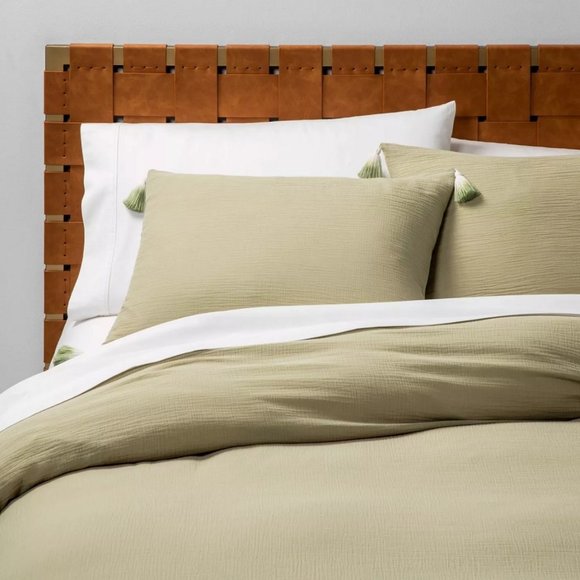 Opalhouse Bedding Cotton Gauze Twin Duvet Set 2 Pcs Summer